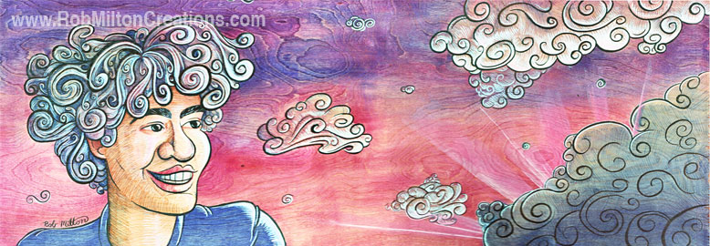 Head in the Clouds painting